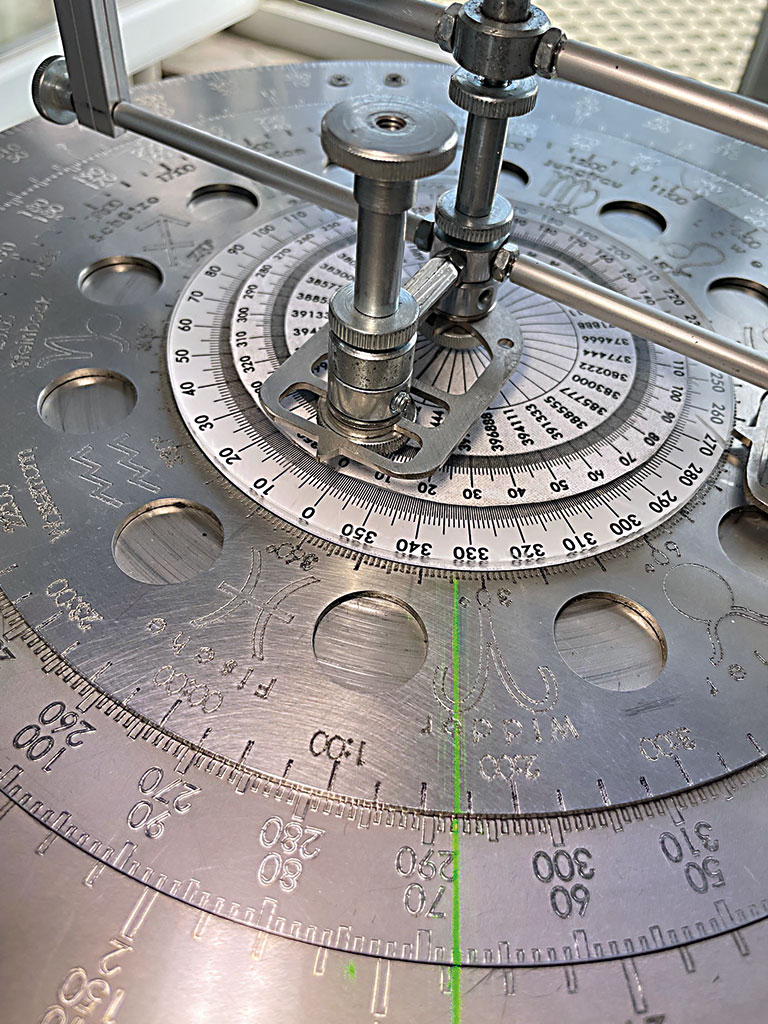 Planetenkonstellations-Uhrwerk