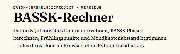 BASSK Rechner